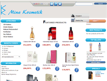 Tablet Screenshot of minakozmetik.com
